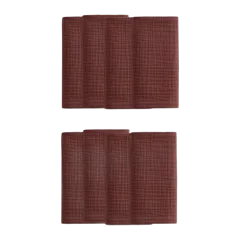Organic Cotton Gauze Napkins, Set of 8 Burgundy