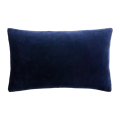 Classic Cotton Velvet Pillow Cover Navy