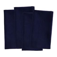 Organic Cotton Napkins, Set of 4 Navy