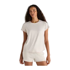 Flowknit Breeze Tee Solid Chalk