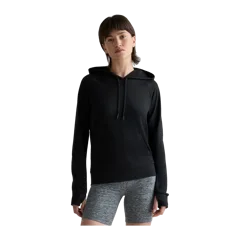 Flowknit Pullover Hoodie Black