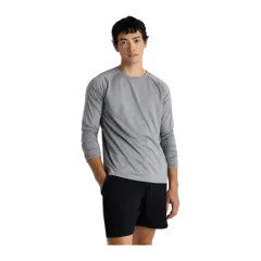 Flowknit Breeze Performance Long Sleeve Tee Heather Grey