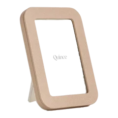 Shagreen Leather Picture Frames Blush