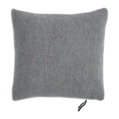 Alpaca Boucle Pillow Cover Heather Grey