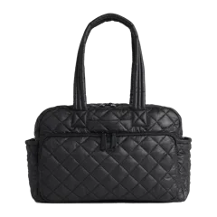 Transit Quilted Duffle Bag Black