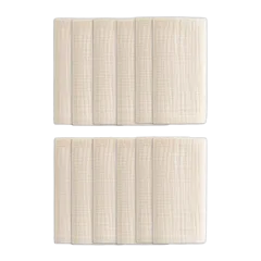 Organic Cotton Gauze Napkins, Set of 12 Undyed