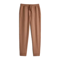 Organic Cotton French Terry Joggers Tan Earth
