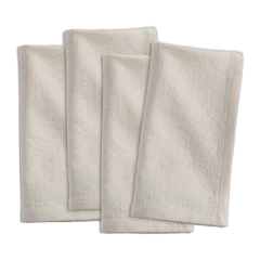 Organic Cotton Napkins, Set of 4 Warm White