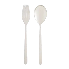 Linea 2-Pc Serving Utensil Set by Mepra Polished Stainless Steel