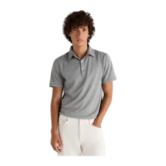 Commuter Stretch Pique Polo Heather Grey