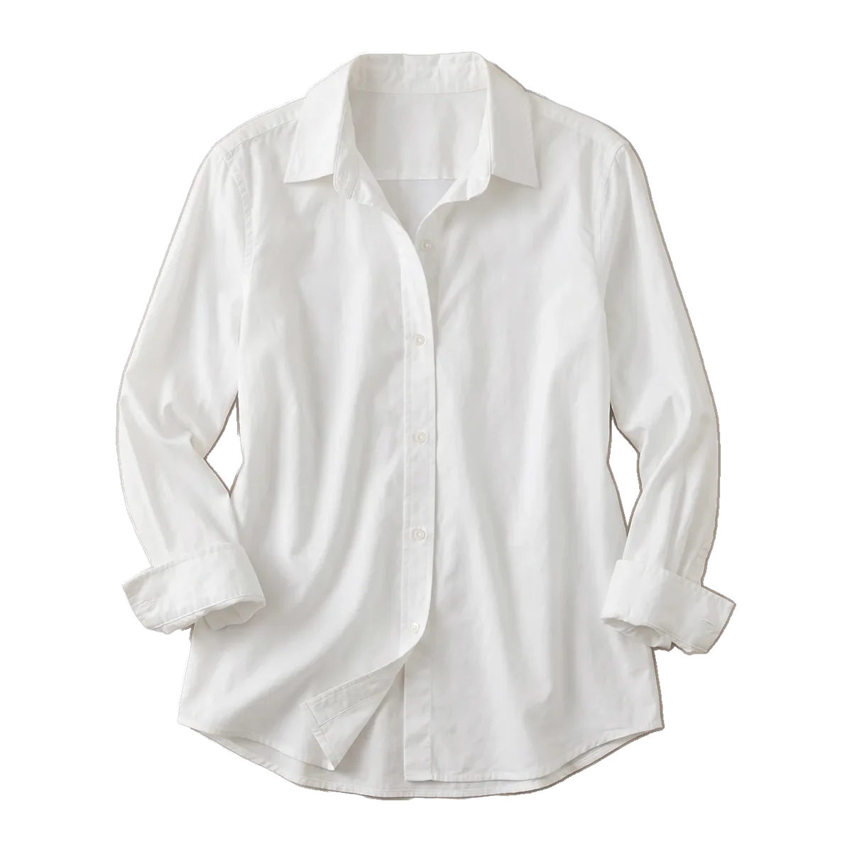 100% Organic Cotton Poplin Long Sleeve Shirt