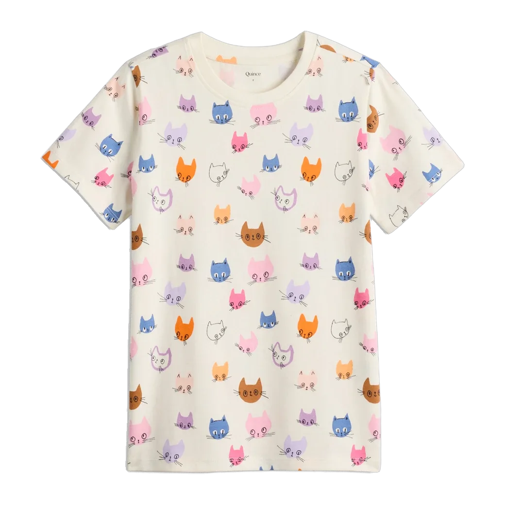 Kids' 100% Organic Cotton Jersey Short Sleeve Tee