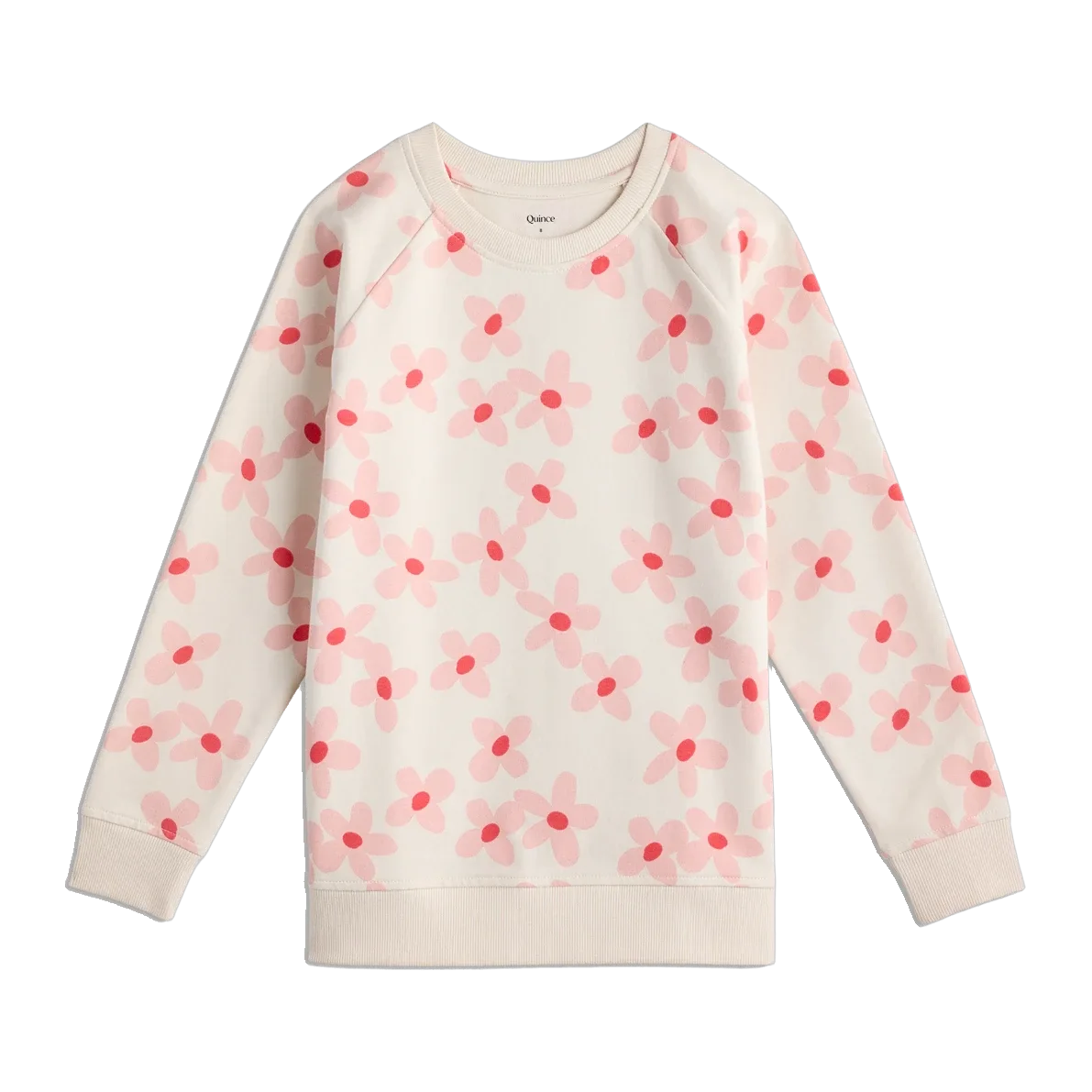 Kids' Organic Cotton French Terry Crew Neck Sweatshirt