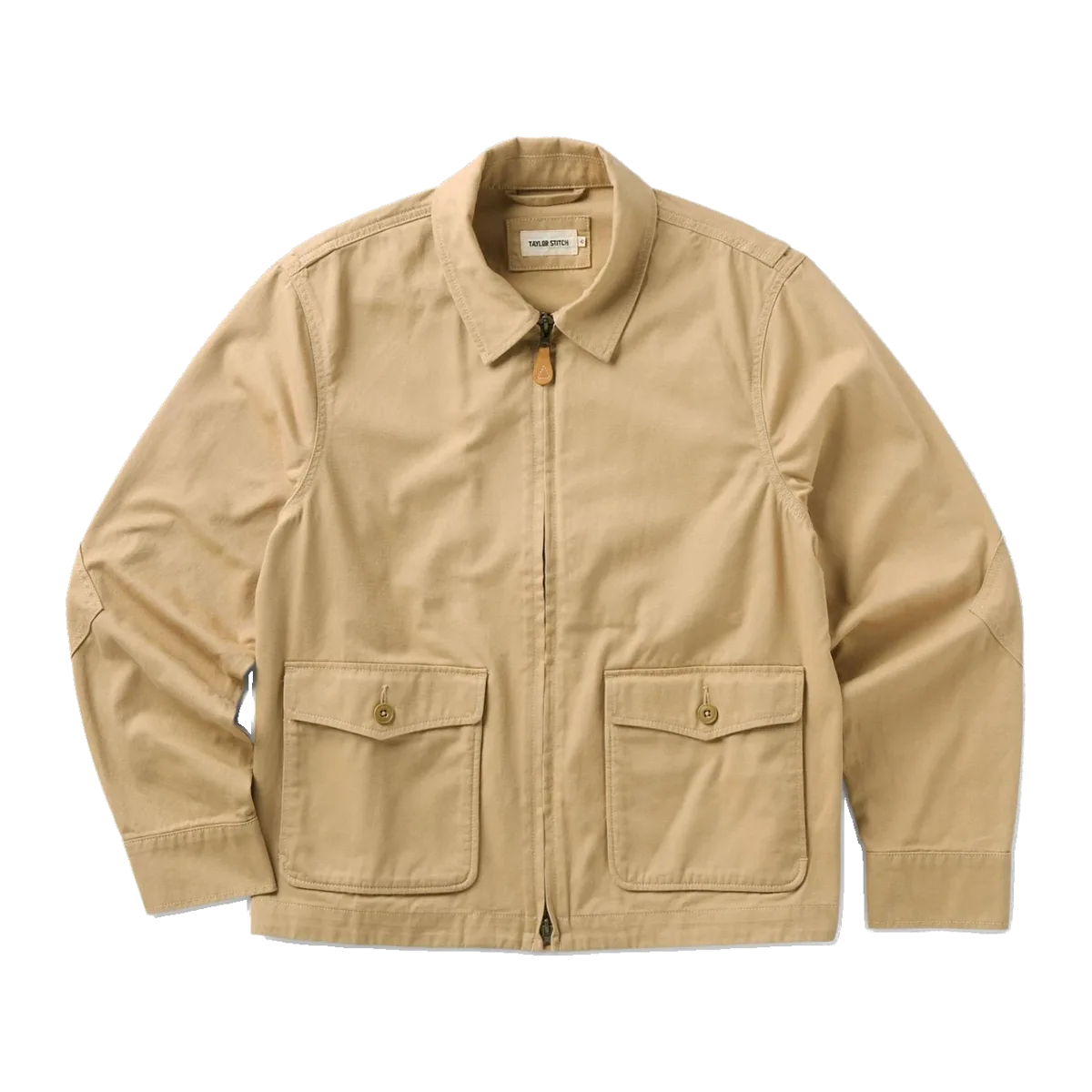 The Airman Jacket in Organic Khaki Foundation Twill