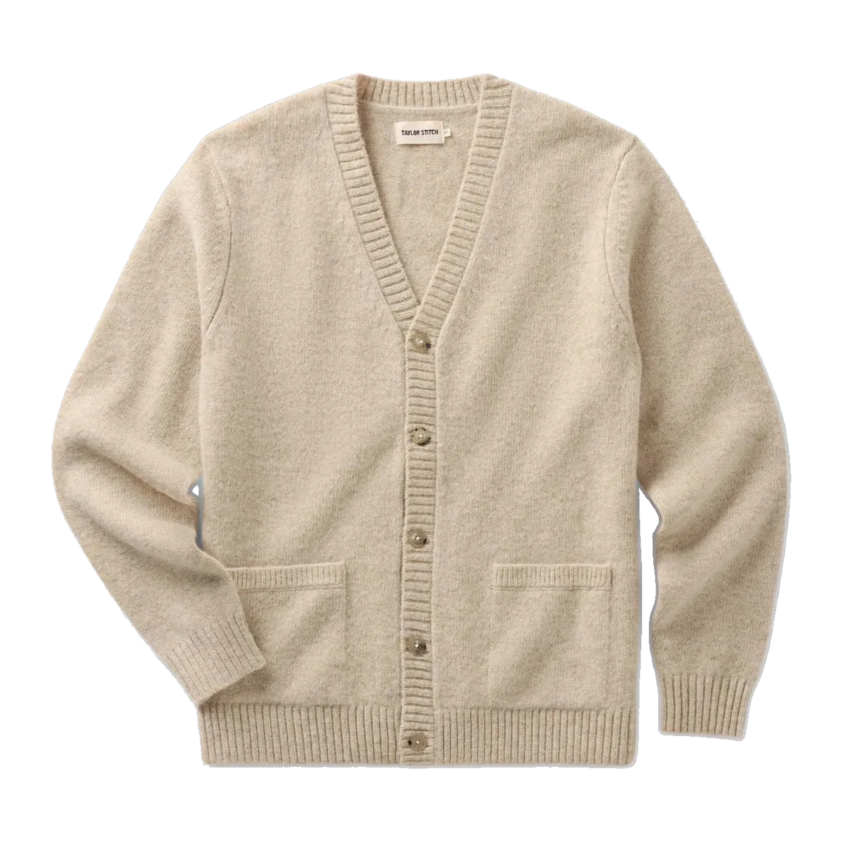 The Eastmoor Cardigan in Oatmeal Wool