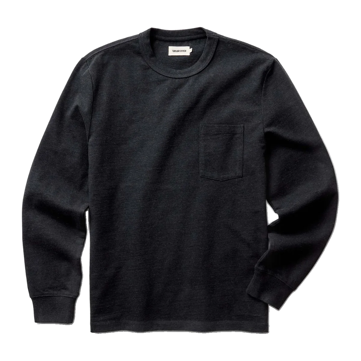 The Long Sleeve Shop Tee in Coal Twist