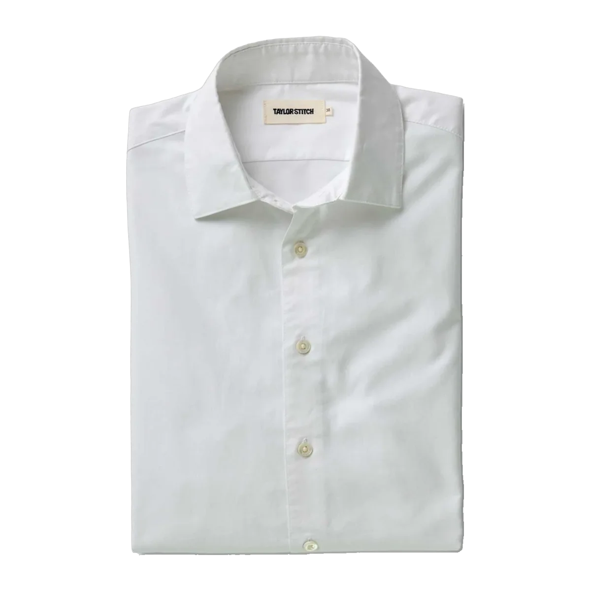The Hyde Shirt in White Pinpoint Oxford