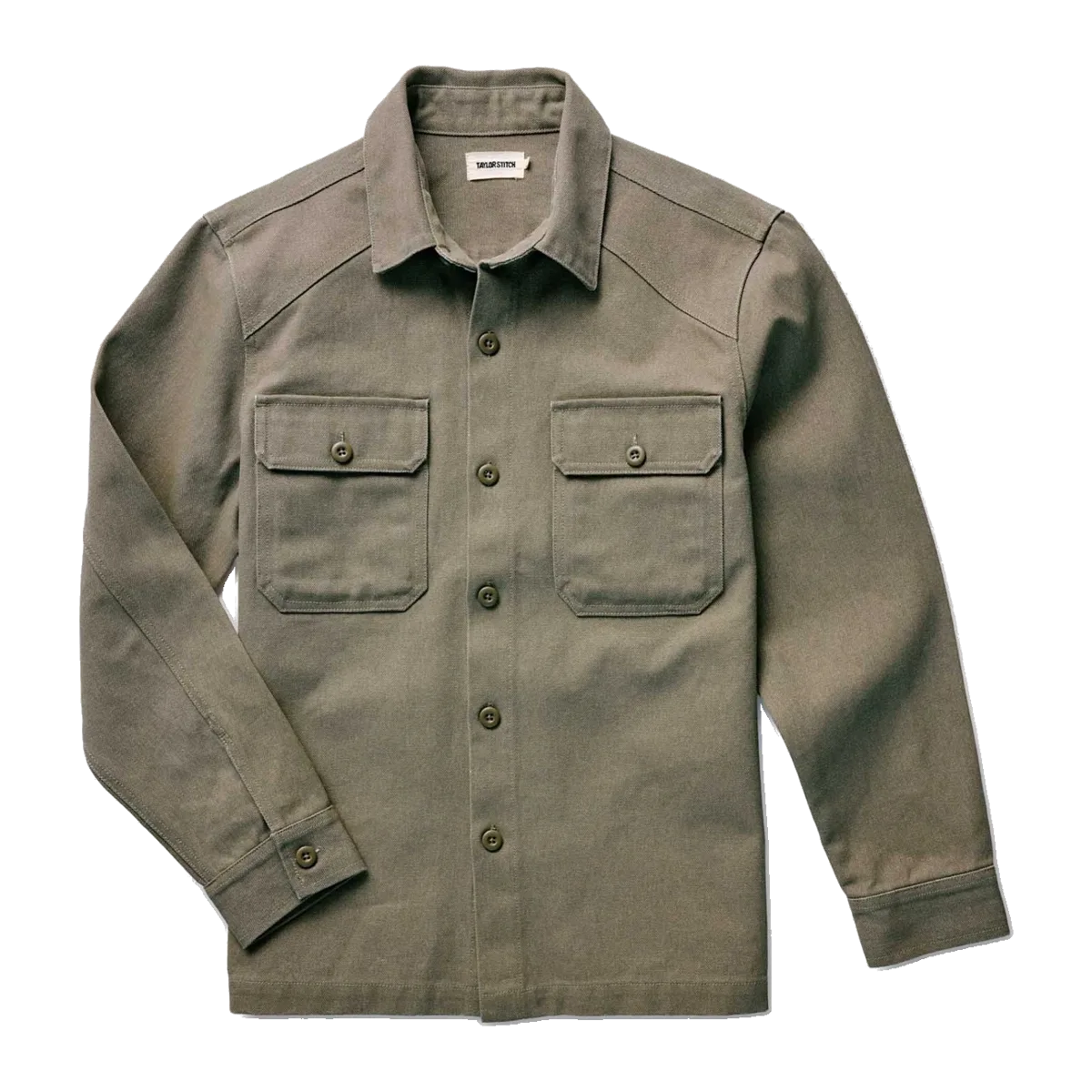 The Shop Shirt in Stone Chipped Canvas