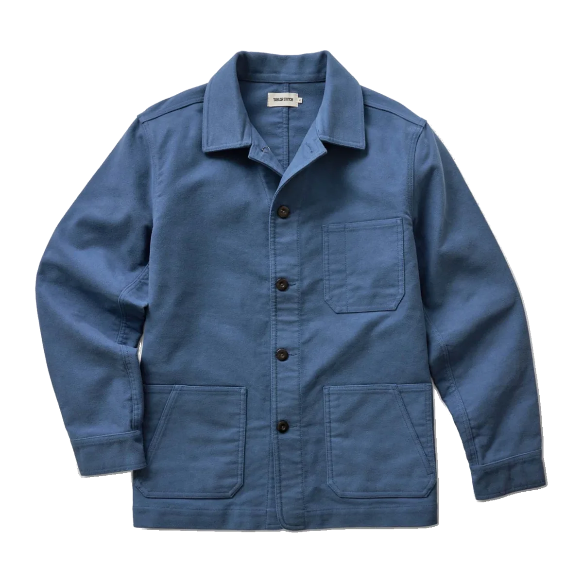 The Ojai Jacket in French Blue Moleskin