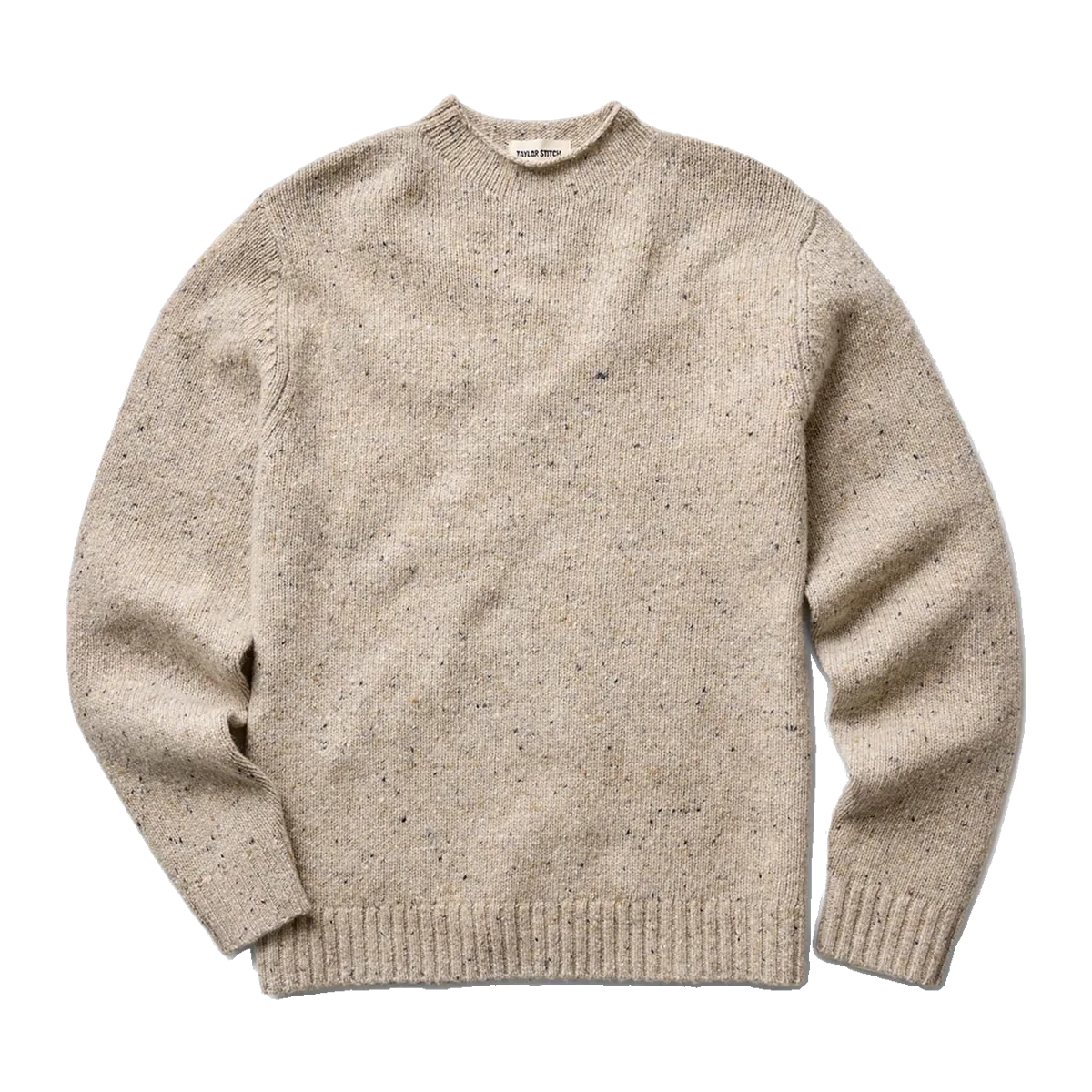 The Seafarer Rollneck Sweater in Natural Donegal