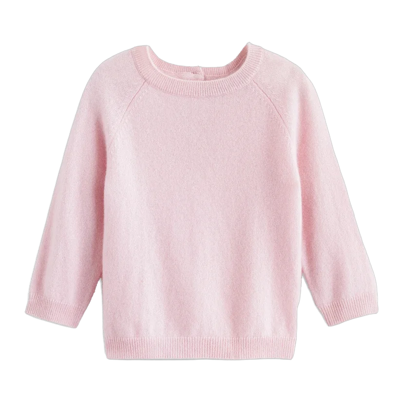 Baby Washable Cashmere Crewneck Sweater