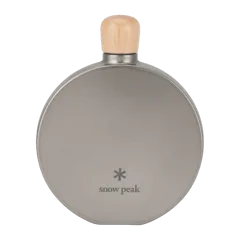 Round Titanium Flask in 150 mL
