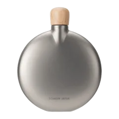 Round Titanium Flask in 150 mL
