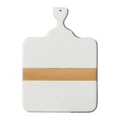 Mod Cheese Board, Small Rectangle, White