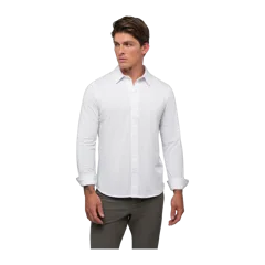 AO Long Sleeve Button Up | White Signature-Fit PYCA Pro®