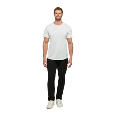 AO Curve-Hem Tee | White Signature-fit PYCA Pro®