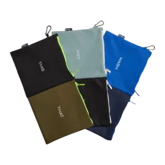 THE DOUBLE TAKE MAGNETIC ZIPPER POUCH / WET/DRY