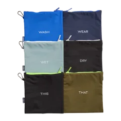 THE DOUBLE TAKE MAGNETIC ZIPPER POUCH / WET/DRY