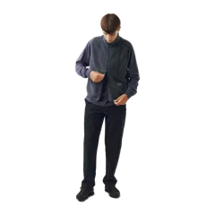 Men's Off-Race Pile Fleece Vest - Steel