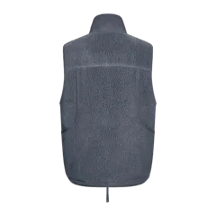 Men's Off-Race Pile Fleece Vest - Steel