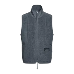 Men's Off-Race Pile Fleece Vest - Steel