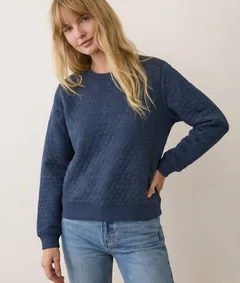 Women's Corbet Quilted Crewneck