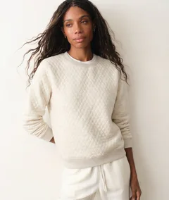 Women's Corbet Quilted Crewneck